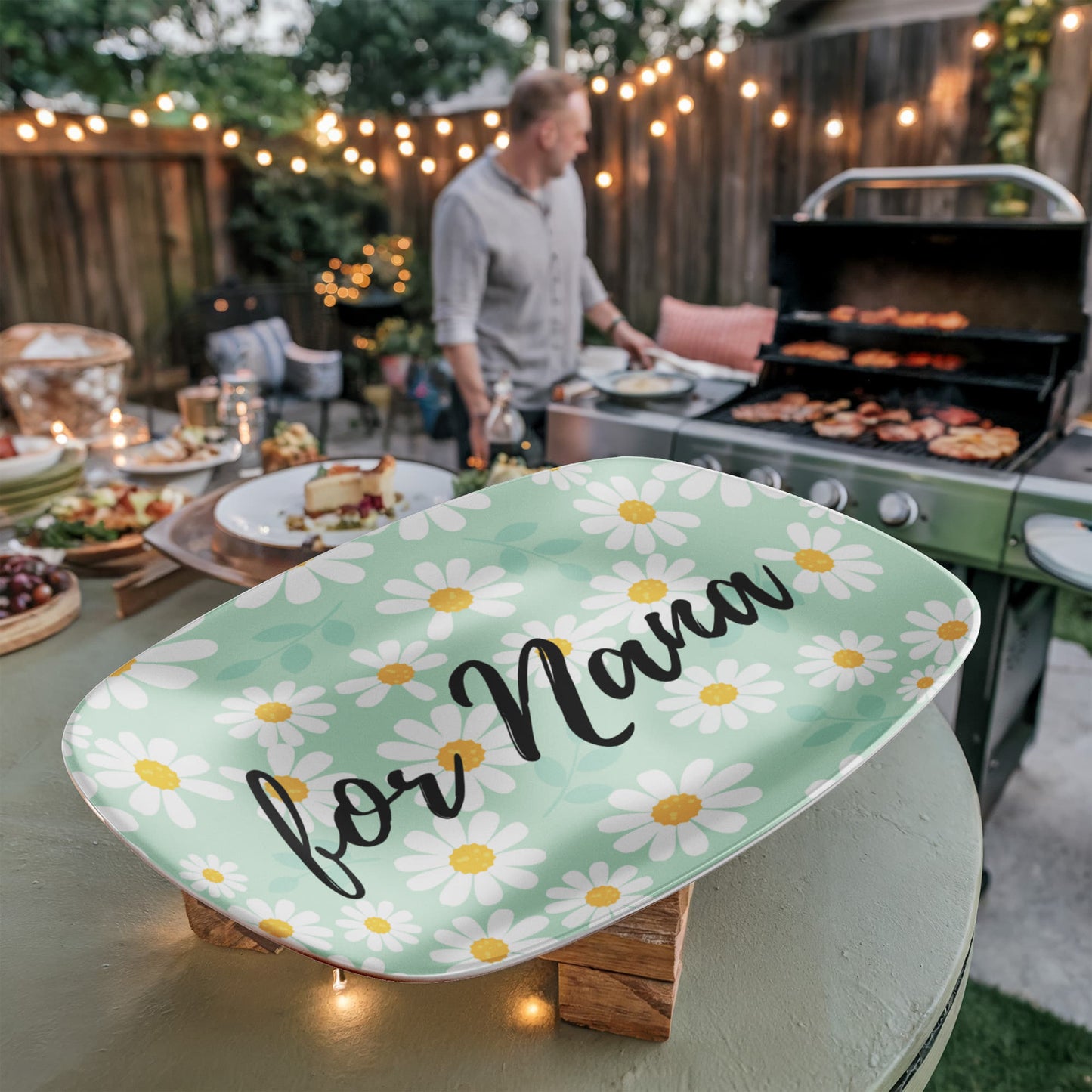 Personalize Platter Gift for Grandma | Custom Mother's Day Gift for Mom, Grandparent Gift from Grandkids, Grandma's Greatest Blessings