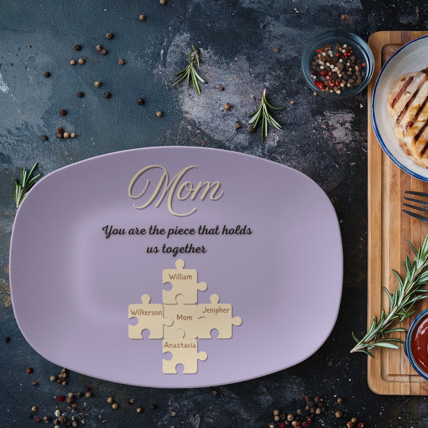 Puzzle platter