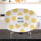 Breakfast Personalized Platter | Pancake • Waffle • French Toast • Grilled Cheese | gift for cook, breakfast lover, made with love pattern