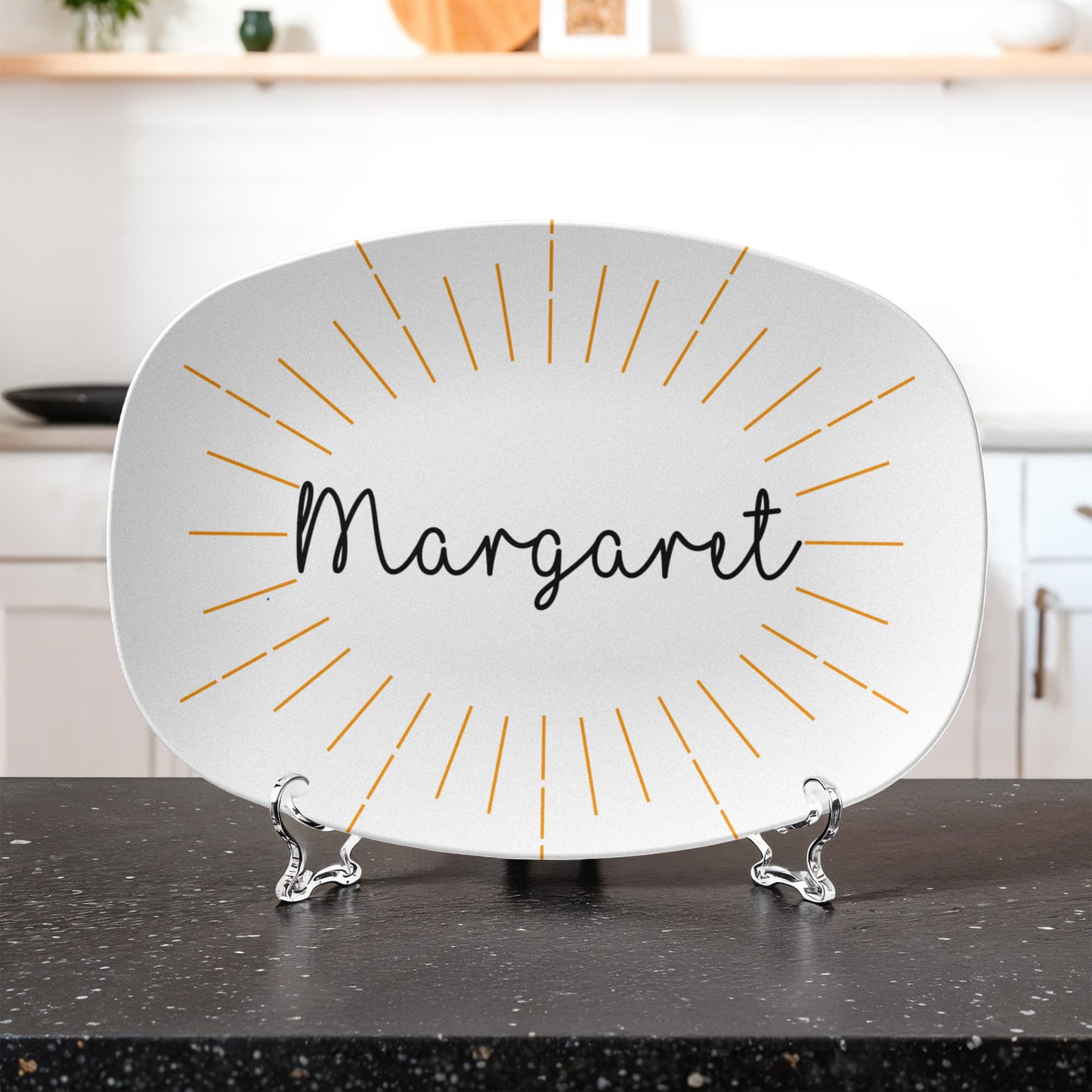 Personalized Platter | Custom Wedding Gift | Bridal Shower, House Warming or Anniversary Gift Ideas | Family Last Name Serving Dish Plate