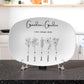 Grandma's graden black and white platter