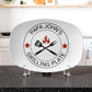Customized Grilling Plate for Him, Father's Day BBQ Gifts, Personalized Serving Tray, Grilling Platter, Grandpa Gifts from Kids, Grill Gifts