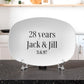 50th Anniversary Gift, Anniversary Gift for Parents or Signature Guestbook Ceramic Platter - Personalized with Painted Names and Date