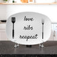 Love, ribs, repeat Platter, Funny Serving Platter, Funny Gift For Her Him, Recipe Plate, Birthday Fathers Day Gift For Mom Dad