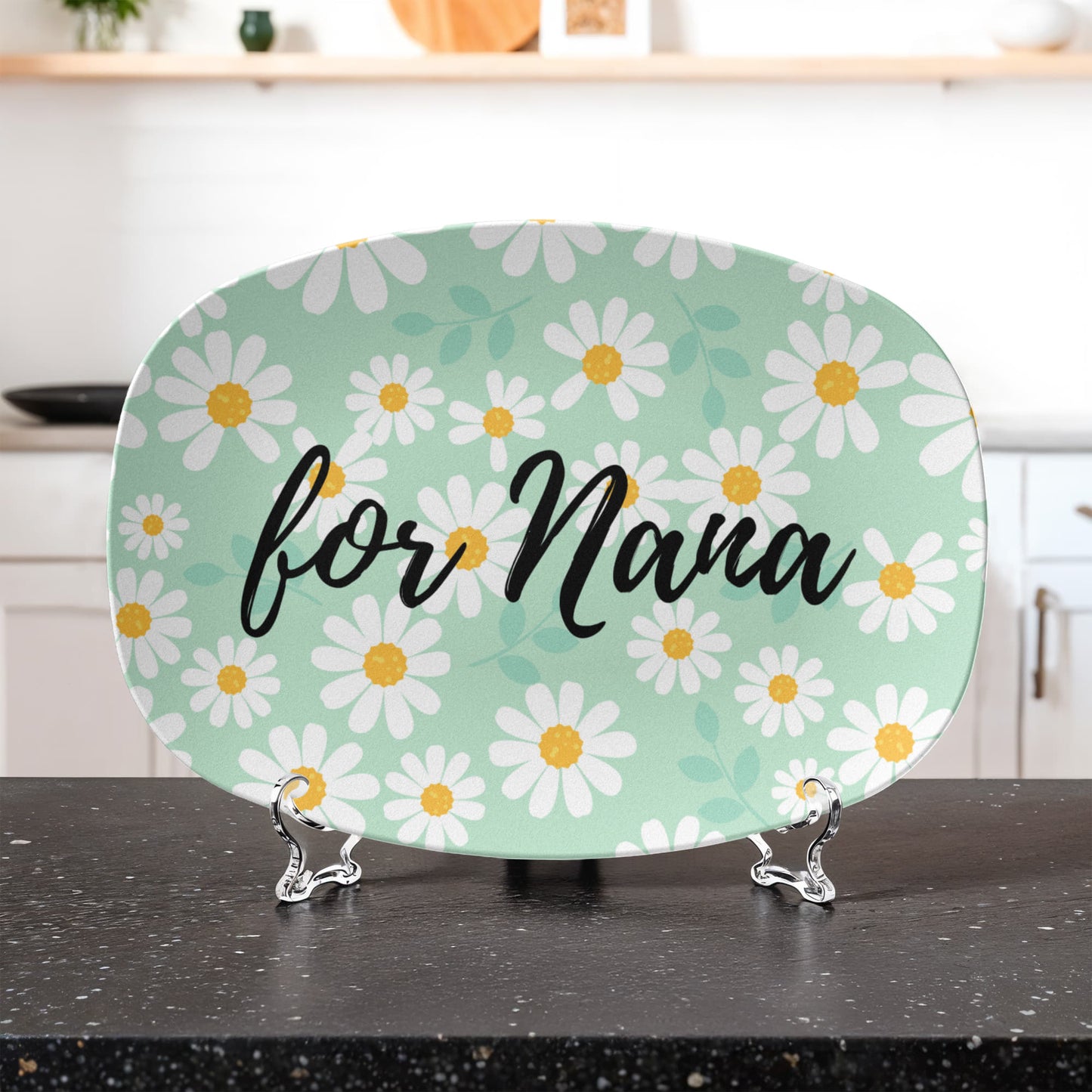Personalize Platter Gift for Grandma | Custom Mother's Day Gift for Mom, Grandparent Gift from Grandkids, Grandma's Greatest Blessings