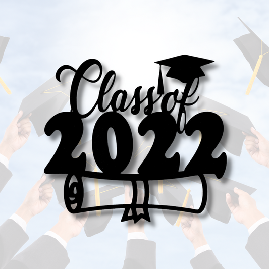 Class of 2022 Diploma Outdoor Sign, Present For Her or Him, Class of 2022 Graduate Gift, Metal Sign Gift, College Graduates Memorabilia