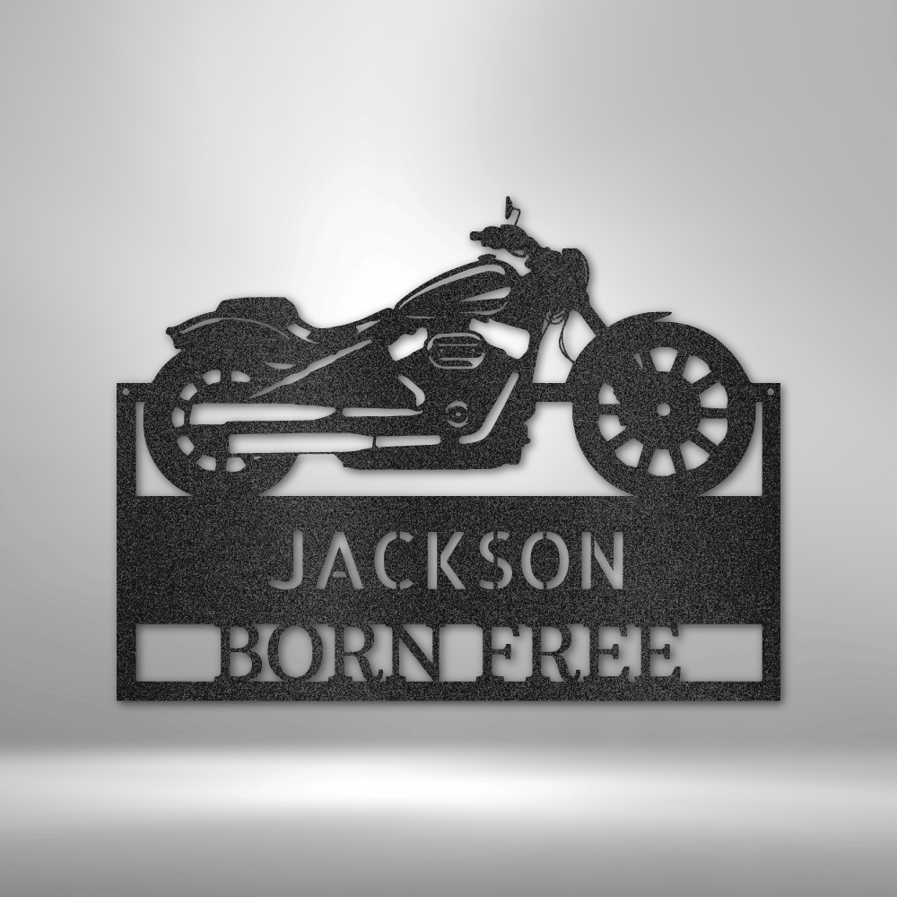 Custom Biker  Shop Metal Sign, Personalized Motorcycle Wall Hanging, Indoor Outdoor Decor, Fathers Day Gift For Him, New Garage Decoration