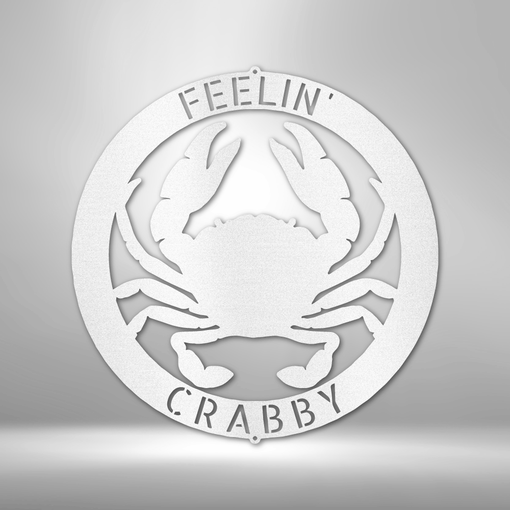Personalized Crab Ring Metal Sign, Custom  Crab Ring Metal Art Wall Decor, Living Room decoration. Housewarming Gift For Him, Cabin Wall Hanging, Fireplace Decor,