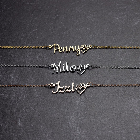 Personalized Dog Mom Necklace, Christmas Gift for Dog Mom, Birthday Gift Idea For Her, Custom Necklace Gift For Pet Lover, Gift For Dog Mom