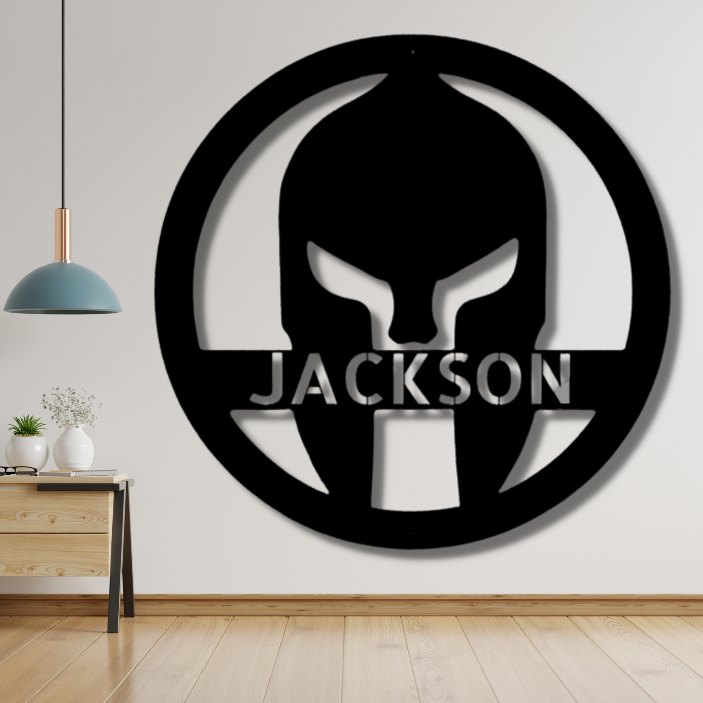 Spartan Helmet Metal Sign, Personalized Spartan Helmet Wall Decoration, Wall Art Decor, Housewarming Wall Art Gift For Him, Game Room Wall Hanging.