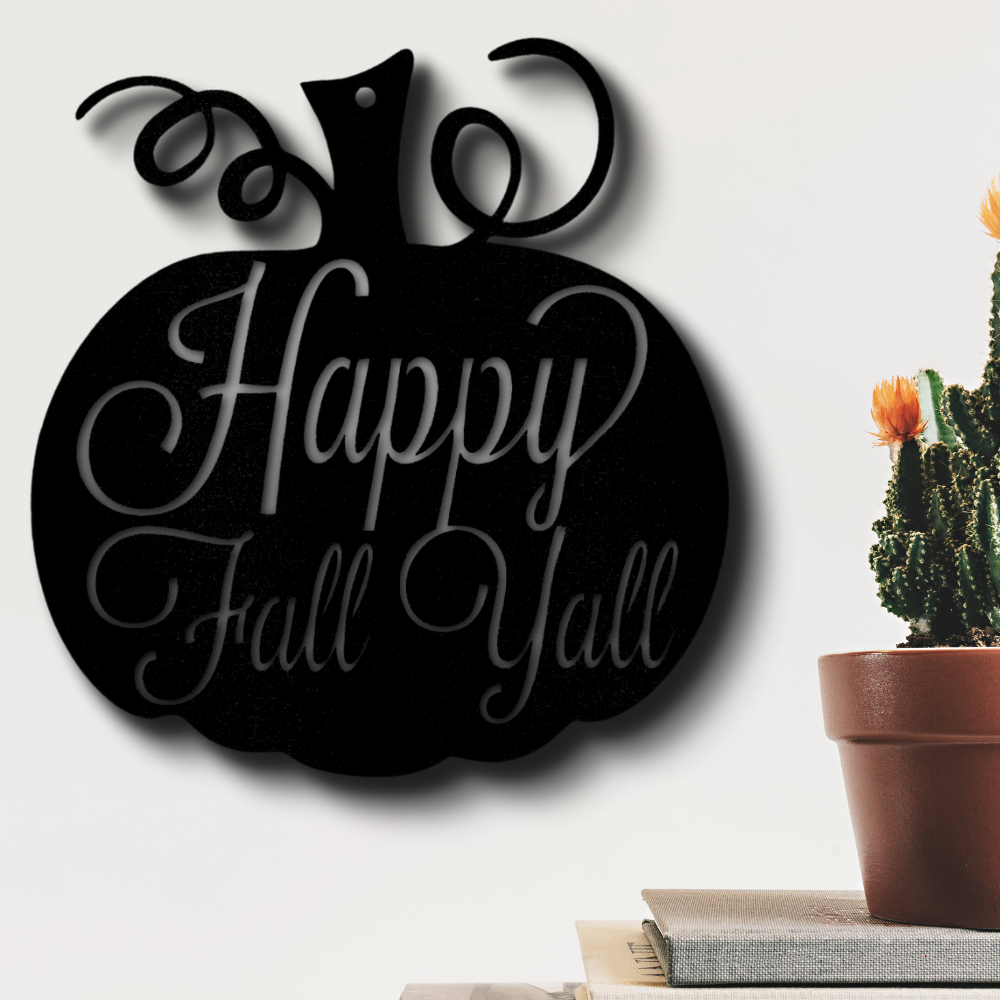 Fall Pumpkin Metal  Sign, Fall pumpkin Wall Art decor,Farmhouse Wall Hangings, Birthday Gift For Farmer Mom.,Outdoor Hanging