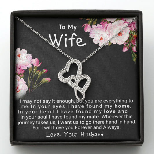 Jewelry Gift For Wife, Gift for Wife Love Knot Necklace, Christmas Gift for Wife, On her Birthday Gift, Anniversary Gift To My Soulmate Gift