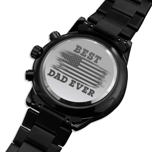 Best Dad Ever Men’s Watch Gift For Dad Father’s Day Gift, Birthday Gift For Dad