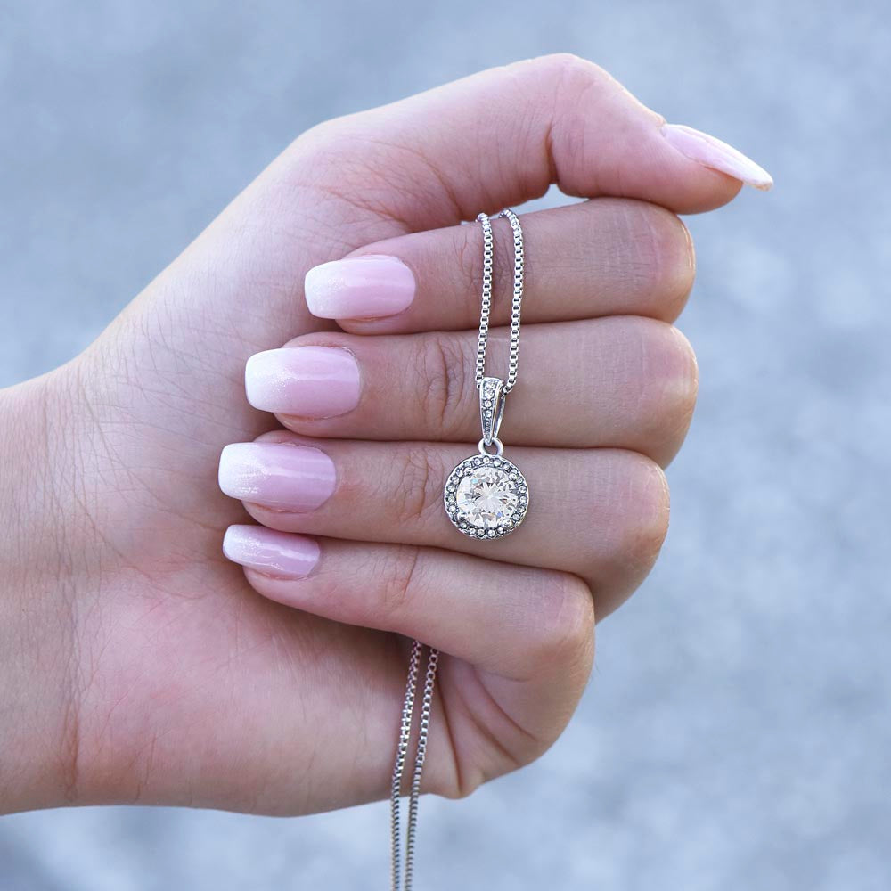 To My Mother-In-Law Eternal Hope Necklace, Birthday Gift For Mother In Law, Retirement Gift, Wedding Anniversary Gift, Women Jewelry Gift, From Daughter In Law.