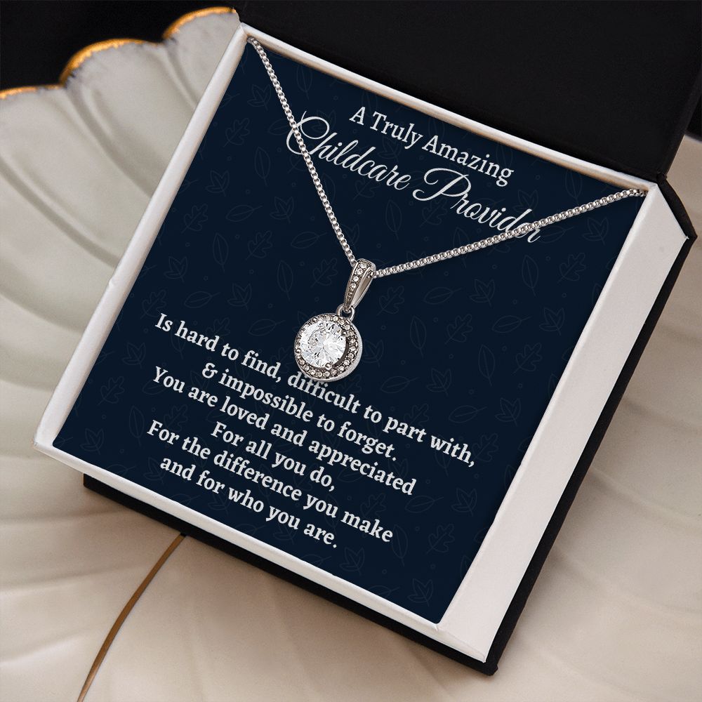 A Truly Amazing Childcare Provider Gift, Eternal Hope Necklace, Appreciation Gift For A Childcare Provider, Jewelry Gift For Women, Christmas Gift.