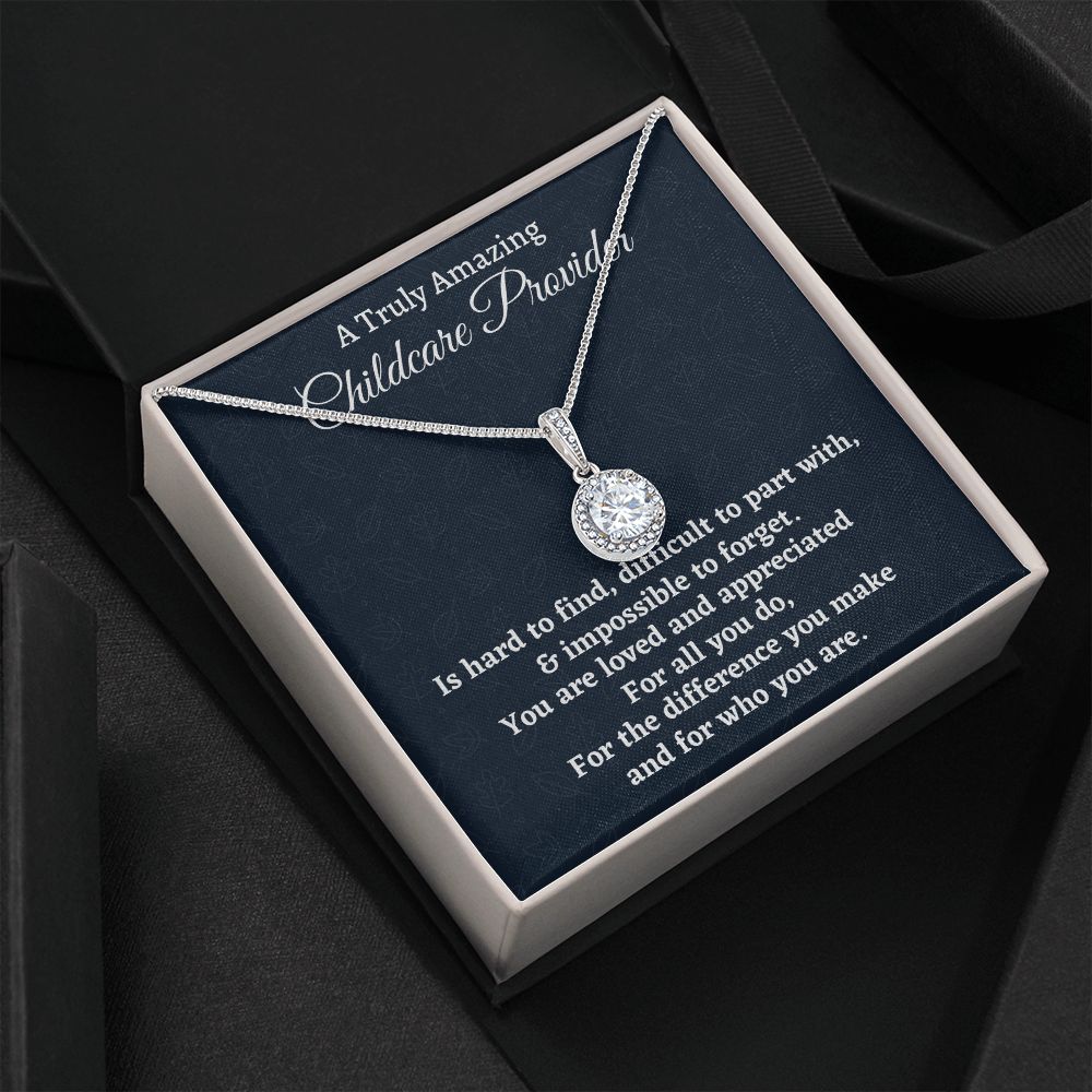A Truly Amazing Childcare Provider Gift, Eternal Hope Necklace, Appreciation Gift For A Childcare Provider, Jewelry Gift For Women, Christmas Gift.
