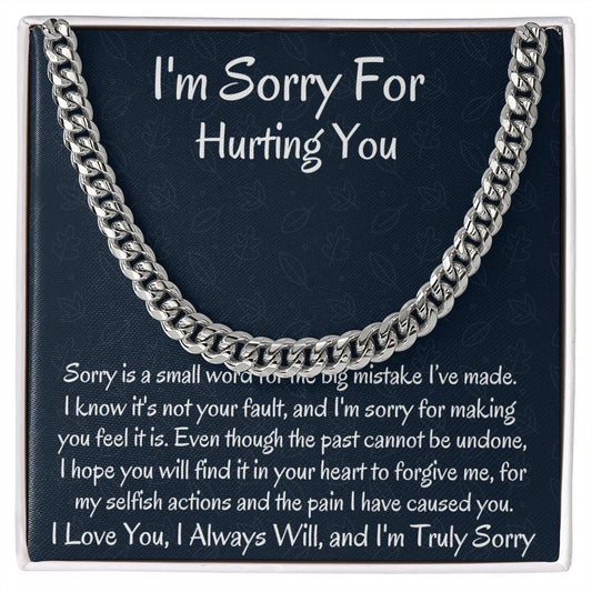 Cuban link Apology Gift