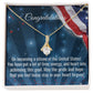 Lovely Petit Necklace, Congratulations On Becoming A Citizen Necklace