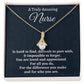 To A Truly Amazing Nurse, Alluring Beauty Necklace, Appreciation Gift For Nurse Mom, Mothers Day Gift, Christmas Gift, Women Jewelry, From Proud Son.