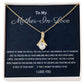 To My Mother In Love Alluring Beauty Necklace, Birthday Gift For Mother In Love, Husband's Mom Gift, Wedding Anniversary Gift, Women Gift, Meaningful Gift,  Retirement Gift From Daughter In Law.