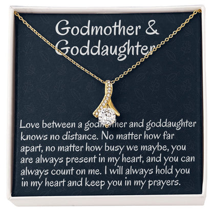Godmother & Goddaughter Gifts, Alluring Beauty Necklace, Birthday Gift For Her, Christmas Gift, I Love You F