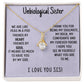 To My Daughter, Alluring Beauty Necklace, Birthday Gift For Her, Christmas Gift, From Loving Mom.