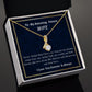 To My Amazing Future Wife Alluring Beauty Necklace, To My Amazing Future Wife Birthday Gift, Engagement Gift For Future Wife, Sentimental Gift For Bride From Groom.