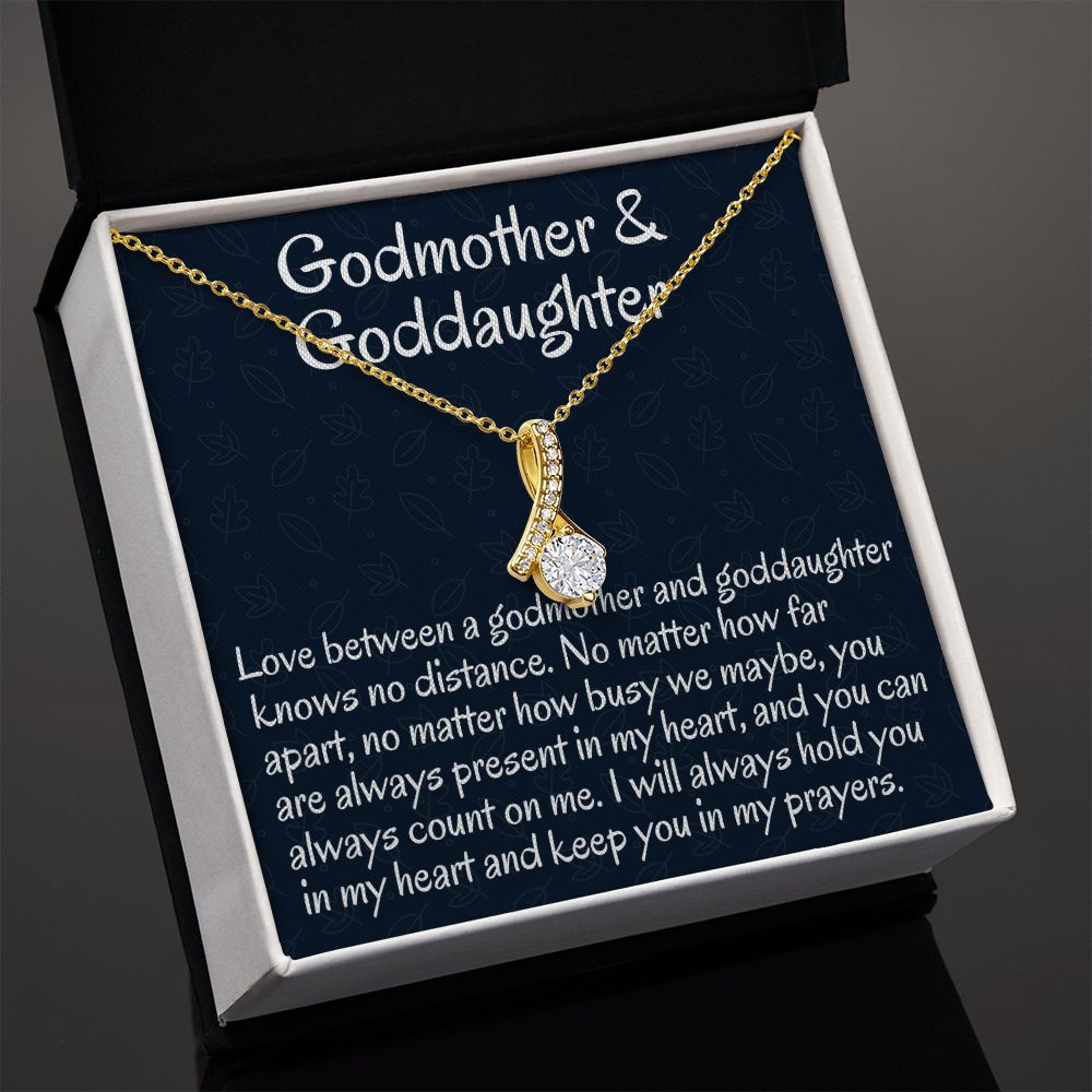 Godmother & Goddaughter Gifts, Alluring Beauty Necklace, Birthday Gift For Her, Christmas Gift, I Love You F