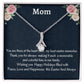 Mom Alluring Beauty Necklace Gift, Easter Holiday Gift For Mom, Birthday Gift For Amazing Mom, Appreciation Gift, Thanksgiving Gift.