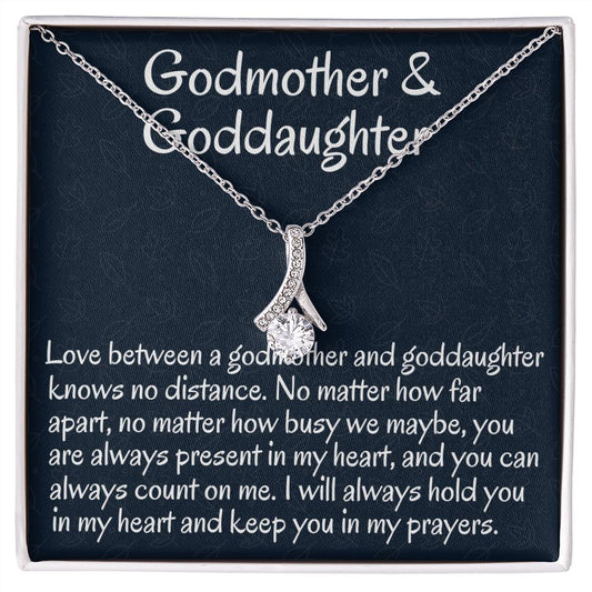 Godmother & Goddaughter Gifts, Alluring Beauty Necklace, Birthday Gift For Her, Christmas Gift, I Love You F