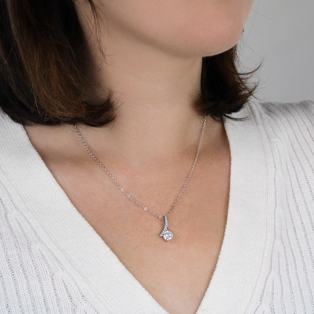 To My Mother-In-Love Alluring Beauty Necklace, Birthday Gift For My Mother-In-Love, Birthday Gift For Husband's Mom, Mothers Day Gift, From Daughter-In-Love.