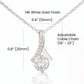 To My Mother-In-Love Alluring Beauty Necklace, Birthday Gift For My Mother-In-Love, Birthday Gift For Husband's Mom, Mothers Day Gift, From Daughter-In-Love.