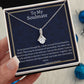 To My Soulmate Alluring Beauty Necklace, Anniversary Gift, Sentimental Gift, Soulmate Jewelry Gift, Valentine's Day Gift.