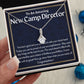 To An Amazing New Camp Director  Alluring Beauty Necklace, New Camp Director Appreciation Gift, Congratulations Gift For Her, Meaningful Jewelry.