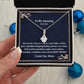 To My Amazing Mom Alluring Beauty Necklace, Birthday Gift For Amazing Mom, Daughter To Mother Gift, Women Jewelry, Mothers Day Gift.