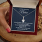 To A Truly Amazing Nurse, Alluring Beauty Necklace, Appreciation Gift For Nurse Mom, Mothers Day Gift, Christmas Gift, Women Jewelry, From Proud Son.