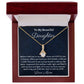 To My Beautiful Daughter, Alluring Beauty Necklace, Mom To Daughter Gift, Christmas Gift, Birthday Gift, From Loving Mom.