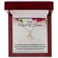 To My Maid Of Honor Alluring Beauty Necklace, Wedding Anniversary Gift, Meaningful Gift, Birthday Gift For Her, Appreciation Gift.