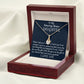 To My Amazing Bonus Daughter, Alluring Beauty Necklace Gift For Her, Christmas Gift From Loving Bonus Mom, Meaningful Gift