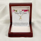To My Maid Of Honor Alluring Beauty Necklace, Wedding Anniversary Gift, Meaningful Gift, Birthday Gift For Her, Appreciation Gift.