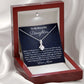 To My Beautiful Daughter, Alluring Beauty Necklace, Mom To Daughter Gift, Christmas Gift, Birthday Gift, From Loving Mom.