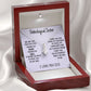 To My Daughter, Alluring Beauty Necklace, Birthday Gift For Her, Christmas Gift, From Loving Mom.