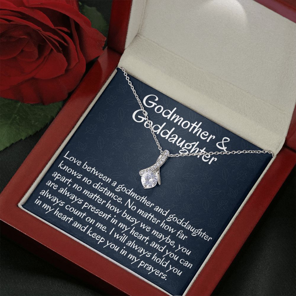 Godmother & Goddaughter Gifts, Alluring Beauty Necklace, Birthday Gift For Her, Christmas Gift, I Love You F