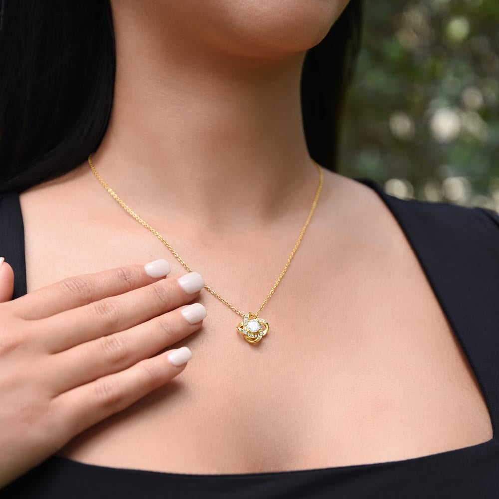 Beautiful Wife Love Knot Necklace