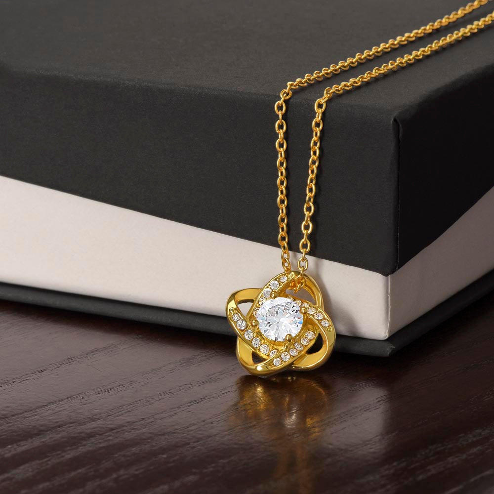 I'm Sorry Love Knot Necklace, Apology  Jewelry For Amazing Wife, Wedding Anniversary Gift For Her, I Am Sorry Love