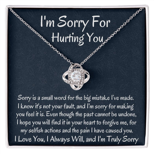 To My Wife, Love Knot Necklace, Christmas Gift For Her, Birthday Gift, Wedding Anniversary