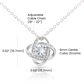 Godmother & Goddaughter, Love Knot Necklace, Birthday Gift For Her, Sweet Sixteen Jewelry, From Loving Godmother.