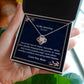 To My Amazing Mom Love Knot Necklace, Birthday Gift For Amazing Mom, Daughter To Mother Jewelry, Mothers Day Gift, Unique Message Gift, Women jewelry.