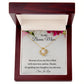 To My Bonus Mom Love Knot Necklace, Birthday Gift For Mother In Law, Easter Gift, Wedding Anniversary Gift, From Son In Law, Meaningful Gift.