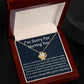 I'm Sorry Love Knot Necklace, Apology  Jewelry For Amazing Wife, Wedding Anniversary Gift For Her, I Am Sorry Love